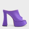Delphine Recycled Polyester Platform Mules 1 Delphine Recycled Polyester Platform Mules -Charles & Keith 2023 L6 SL1 60280444 19 1