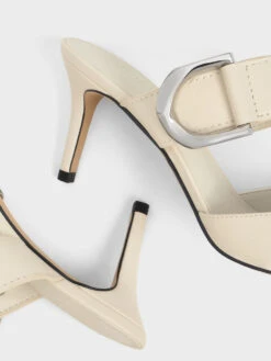 Gabine Leather Mule Pumps -Charles & Keith 2023 L6 SL1 60920044 2 41 5