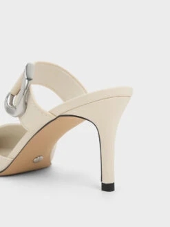 Gabine Leather Mule Pumps -Charles & Keith 2023 L6 SL1 60920044 2 41 7