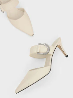 Gabine Leather Mule Pumps -Charles & Keith 2023 L6 SL1 60920044 2 41 8