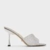 Demi Glittered Metallic Heel Mules 1 Demi Glittered Metallic Heel Mules -Charles & Keith 2023 L6 SL1 61900018 07 1