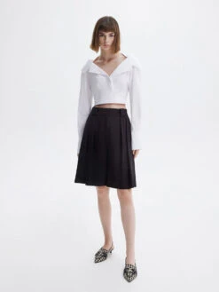 Gabine Leather Houndstooth Slingback Pumps -Charles & Keith 2023 L6 SL1 61900019 24 4