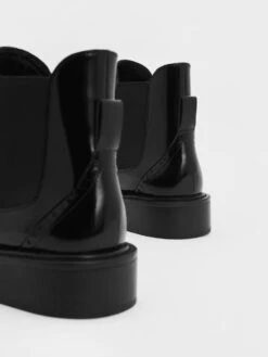 Brogue Leather Chelsea Boots -Charles & Keith 2023 L6 SL1 91900004 J6 5