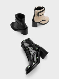 Rosalie Leather Ankle Boots 14 Rosalie Leather Ankle Boots -Charles & Keith 2023 L6 SL1 91900005 01 7