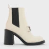 Gabine Block Heel Ankle Boots -Charles & Keith 2023 L6 SL1 91900006 41 1