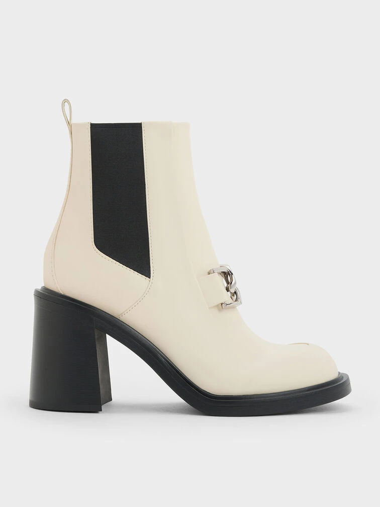 Gabine Block Heel Ankle Boots 3 Gabine Block Heel Ankle Boots