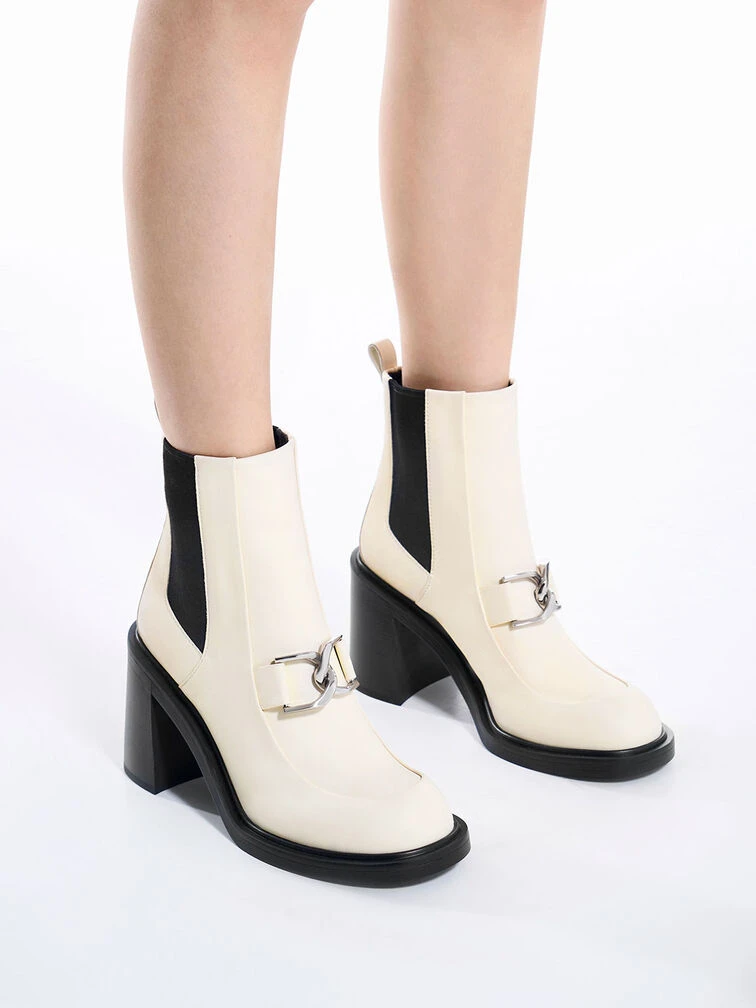 Gabine Block Heel Ankle Boots 4 Gabine Block Heel Ankle Boots - Image 2