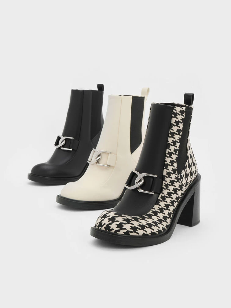 Gabine Block Heel Ankle Boots 8 Gabine Block Heel Ankle Boots - Image 6