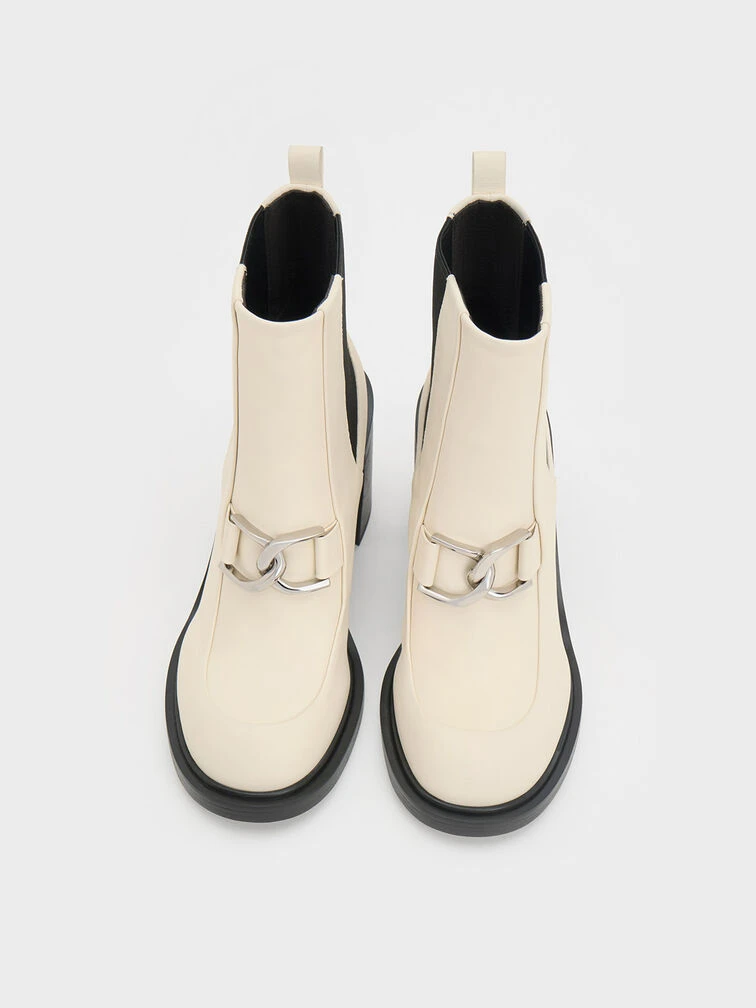 Gabine Block Heel Ankle Boots 9 Gabine Block Heel Ankle Boots - Image 7