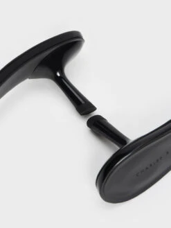 Patent Slant Heel Mules -Charles & Keith 2023 L7 CK1 60190328 J5 5