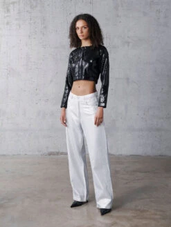 Patent Slant-Heel Pointed-Toe Pumps -Charles & Keith 2023 L7 CK1 60280417 J5 4