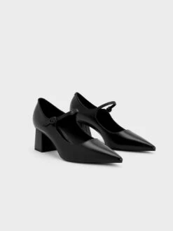 Pointed-Toe Mary Jane Pumps -Charles & Keith 2023 L7 CK1 61720163 J6 3