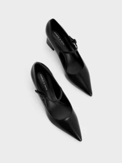 Pointed-Toe Mary Jane Pumps -Charles & Keith 2023 L7 CK1 61720163 J6 8
