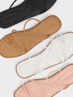 Meadow Strappy Toe-Ring Sandals -Charles & Keith 2023 L7 CK1 70060618 03 7