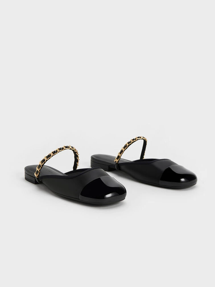Patent Chain-Strap Mules 4 Patent Chain-Strap Mules - Image 2