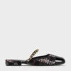 Patent & Tweed Chain-Strap Mules -Charles & Keith 2023 L7 CK1 70900488 24 1