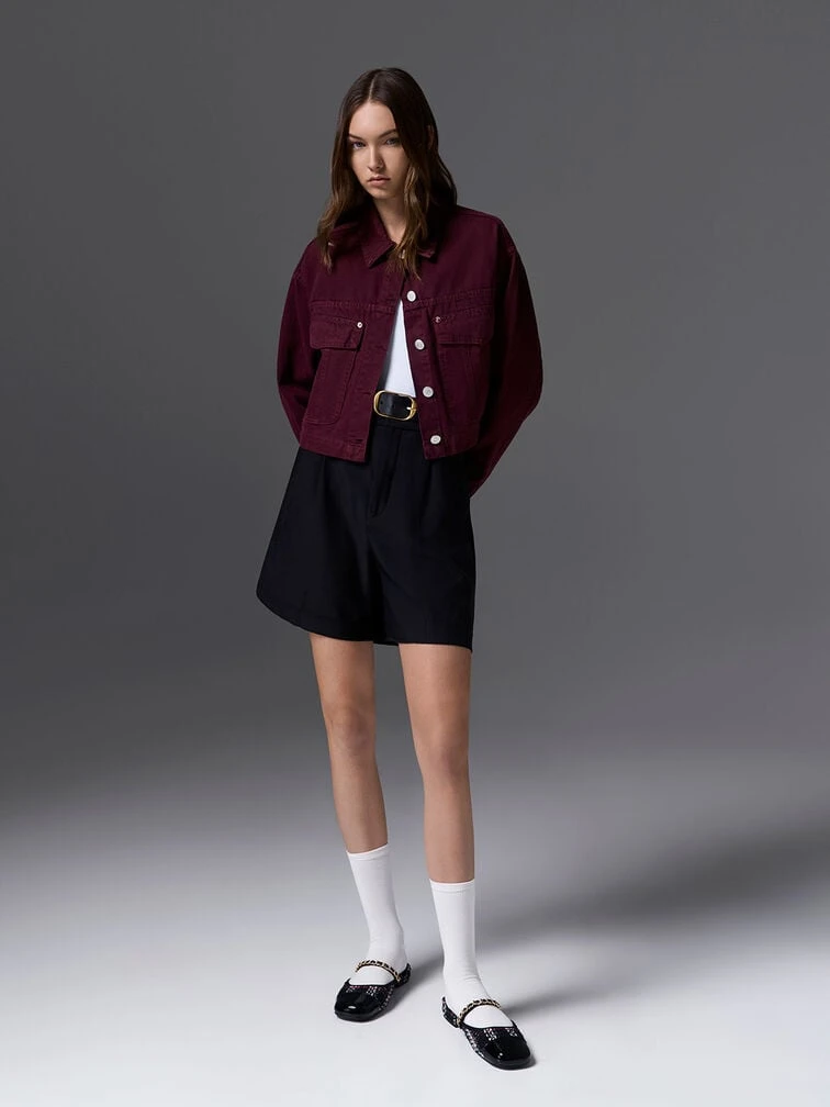 Patent & Tweed Chain-Strap Mules 6 Patent & Tweed Chain-Strap Mules - Image 4