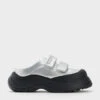 Nylon Metallic Padded Double-Strap Slip-On Sneakers 1 Nylon Metallic Padded Double-Strap Slip-On Sneakers -Charles & Keith 2023 L7 CK1 70900491 07 1