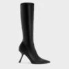 Slant-Heel Knee-High Boots -Charles & Keith 2023 L7 CK1 90360396 01 1