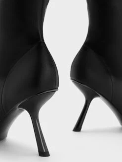 Slant-Heel Knee-High Boots -Charles & Keith 2023 L7 CK1 90360396 01 5