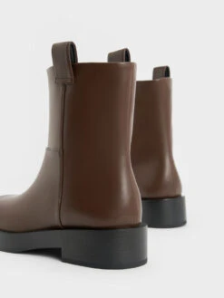 Double Pull-Tab Ankle Boots 9 Double Pull-Tab Ankle Boots -Charles & Keith 2023 L7 CK1 90380148 29 5