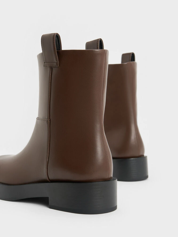 Double Pull-Tab Ankle Boots 5 Double Pull-Tab Ankle Boots - Image 3