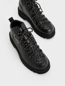 Indra Lace-Up Ankle Boots -Charles & Keith 2023 L7 CK1 90380150 01 8