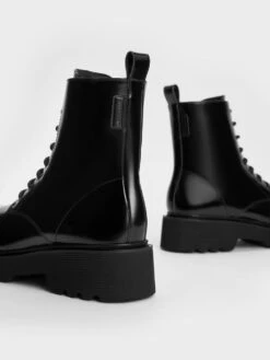 Lace-Up Ankle Boots -Charles & Keith 2023 L7 CK1 90380151 J6 5