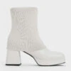 Evie Knitted-Sock Ankle Boots -Charles & Keith 2023 L7 CK1 90580181 03 1