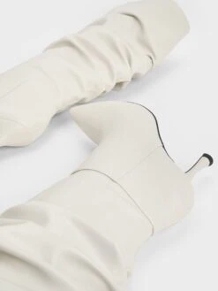 Aster Ruched Knee-High Boots -Charles & Keith 2023 L7 CK1 90580185 41 7