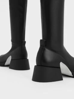 Devon Metallic-Accent Thigh-High Boots 9 Devon Metallic-Accent Thigh-High Boots -Charles & Keith 2023 L7 CK1 90920131 01 5