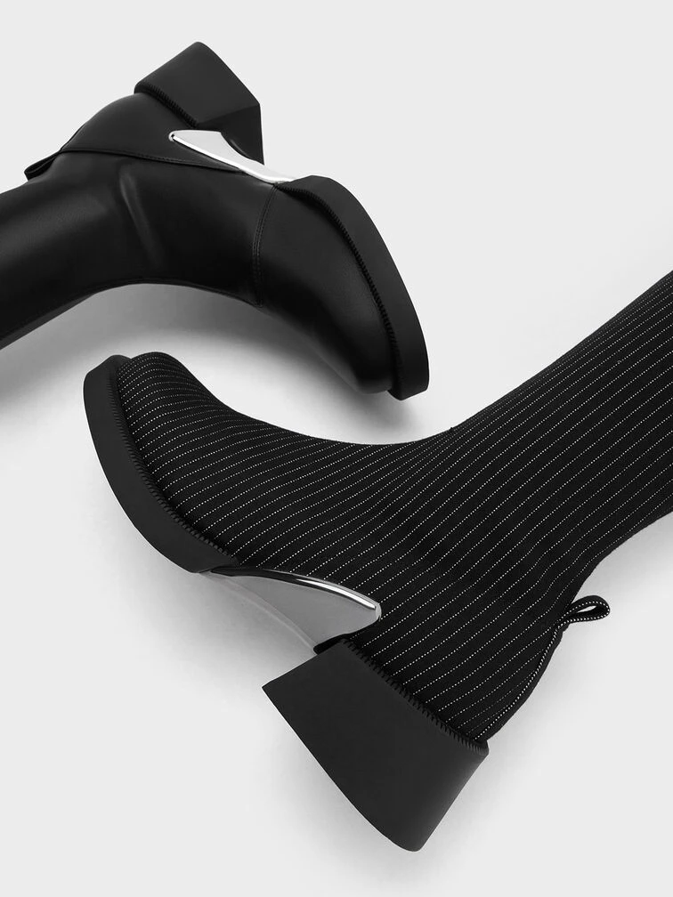 Devon Metallic-Accent Thigh-High Boots 6 Devon Metallic-Accent Thigh-High Boots - Image 4