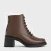 Hester Block Heel Ankle Boots -Charles & Keith 2023 L7 CK1 90920134 29 1