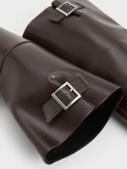 Davina Buckled Thigh-High Boots -Charles & Keith 2023 L7 CK1 90920136 29 7