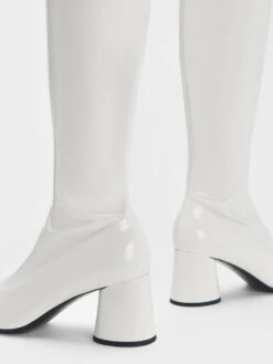 Coco Two-Tone Knee-High Boots 9 Coco Two-Tone Knee-High Boots -Charles & Keith 2023 L7 CK1 91720014 03 5