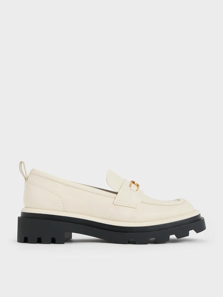 Gabine Leather Pull-Tab Loafers 3 Gabine Leather Pull-Tab Loafers