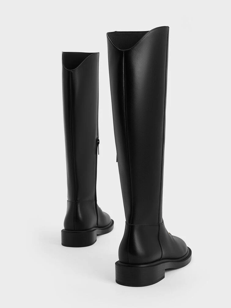 Gabine Leather Knee-High Boots 6 Gabine Leather Knee-High Boots - Image 4
