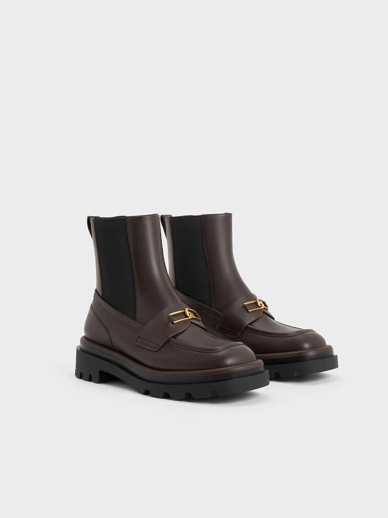 Gabine Leather Loafer Chelsea Boots 4 Gabine Leather Loafer Chelsea Boots - Image 2