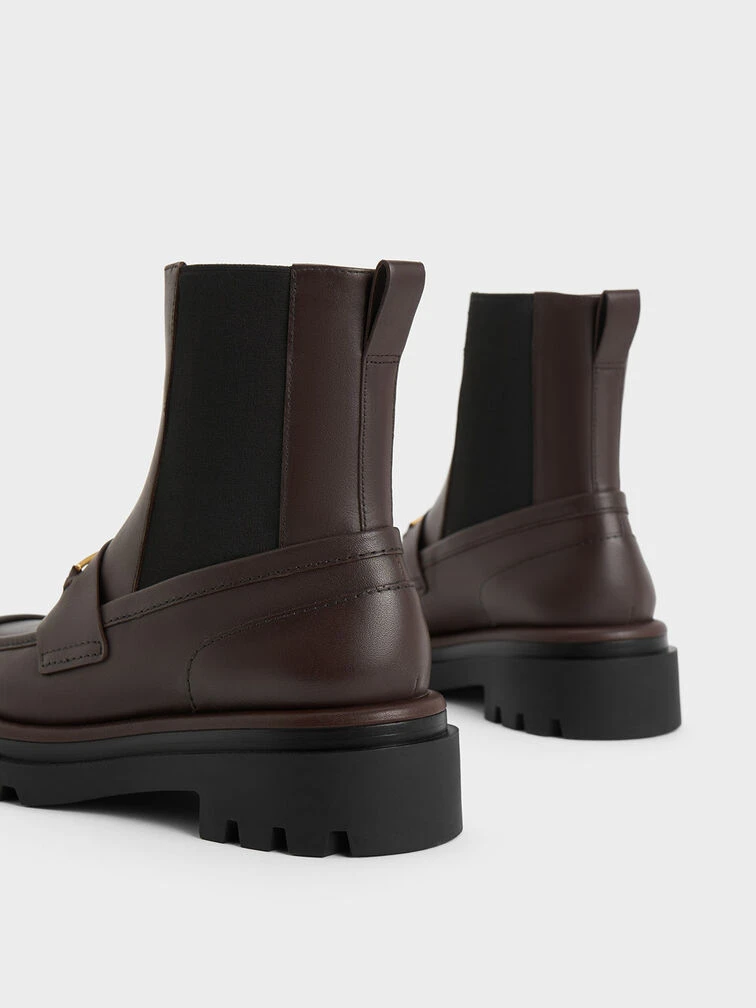 Gabine Leather Loafer Chelsea Boots 5 Gabine Leather Loafer Chelsea Boots - Image 3